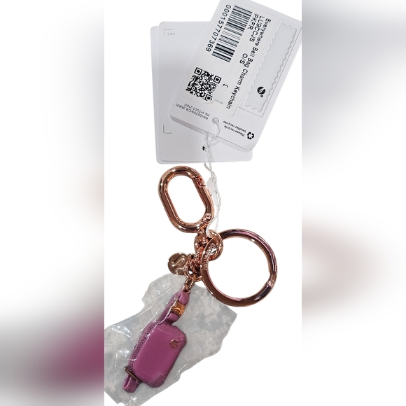 lululemon athletica Accessories - Lululemon Everywhere Belt Bag Charm Keychain Pink Frosting. New